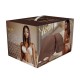 BODYFORMS - CLARA VOSSIN - DUAL ENTRY VIBRATING MASTURBATOR - 6,3 KG / 14.1 LBS - BROWN