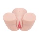 BODYFORMS - VIVICA LENORE - DUAL ENTRY VIBRATING MASTURBATOR - 3,5 KG / 7.7 LBS - FLESH