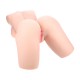 BODYFORMS - LYLA ROSE - POSABLE DUAL ENTRY VIBRATING MASTURBATOR - 21 KG / 46.3 LBS - FLESH