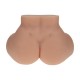 BODYFORMS - VALENTINA VELLURE - DUAL ENTRY VIBRATING MASTURBATOR - 4,2 KG / 9.3 LBS - TAN