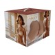 BODYFORMS - VALENTINA VELLURE - DUAL ENTRY VIBRATING MASTURBATOR - 4,2 KG / 9.3 LBS - TAN