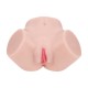 BODYFORMS - IVY LANE - DUAL ENTRY VIBRATING MASTURBATOR - 3,5 KG / 7.7 LBS - FLESH