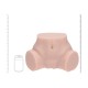 BODYFORMS - IVY LANE - DUAL ENTRY VIBRATING MASTURBATOR - 3,5 KG / 7.7 LBS - FLESH