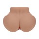 BODYFORMS - LUX ARDEN - DUAL ENTRY VIBRATING MASTURBATOR - 3,5 KG / 7.7 LBS - TAN