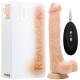 VIBRADOR REALÍSTICO COM TESTÍCULOS REALROCK 10” BRANCO