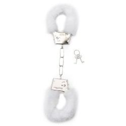 ALGEMAS COM PELUCHE FURRY HANDCUFFS BRANCAS