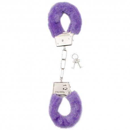 ALGEMAS COM PELUCHE FURRY HANDCUFFS LILASES