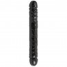 DILDO DUPLO JR. VEINED DOUBLE HEADER 12'' PRETO