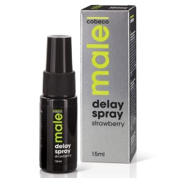 SPRAY RETARDANTE DE MORANGO MALE DELAY SPRAY STRAWBERRY 15ML